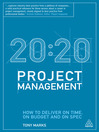 Cover image for 20:20 Project Management